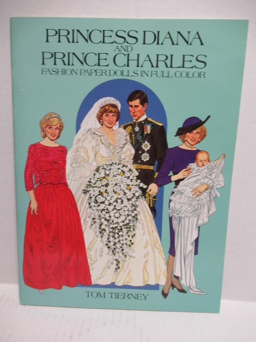 Princess Diana and Prince Charles Fashion Paper Dolls UNCUT T118A